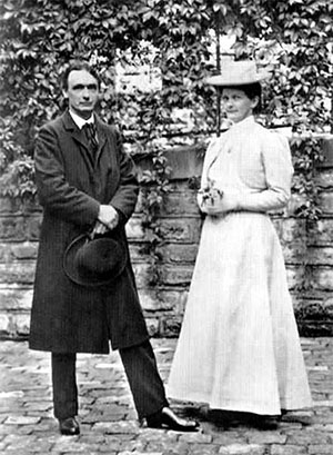 Р.Штайнер и его жена